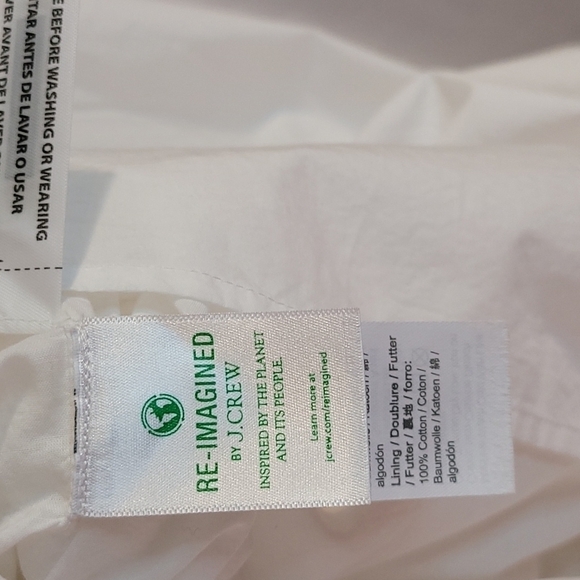 J Crew Button Front Cotton Popplin Dress - Picture 10 of 12